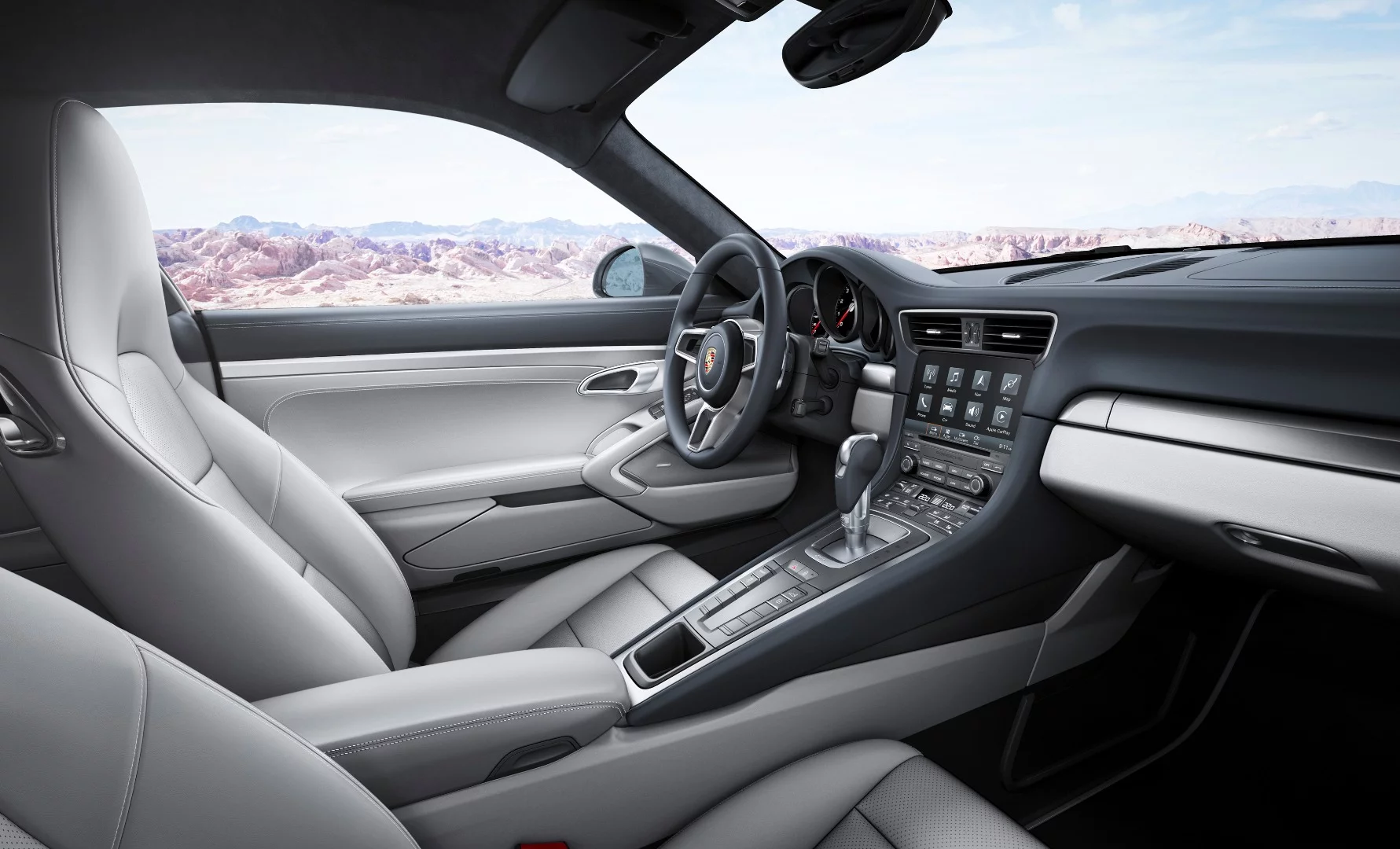 The new 911 Carrera debuts a new infotainment system for Porsche