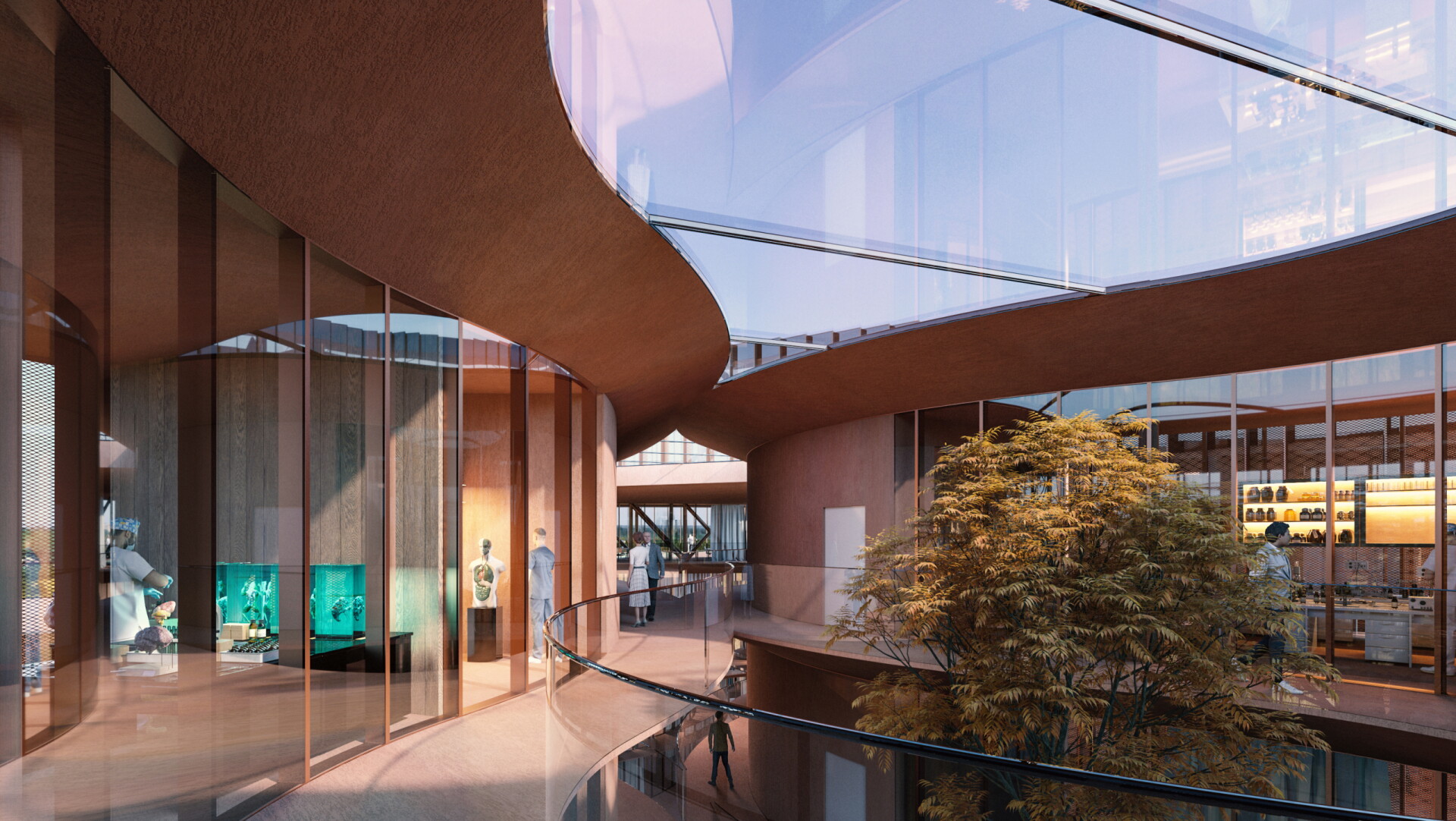 Neuroscience center's design informed by the cerebral cortex