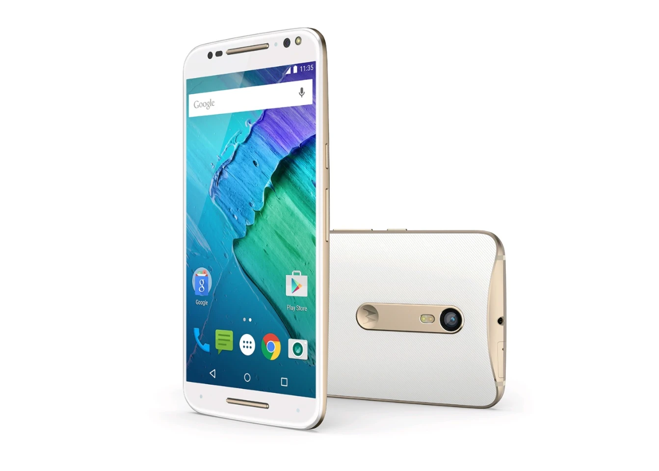 The familiar Moto X styling is retained, with a slight tweak around the back