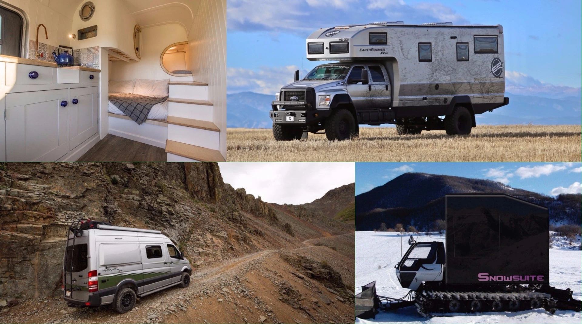 Camper vans and larger motorhomes of 2017