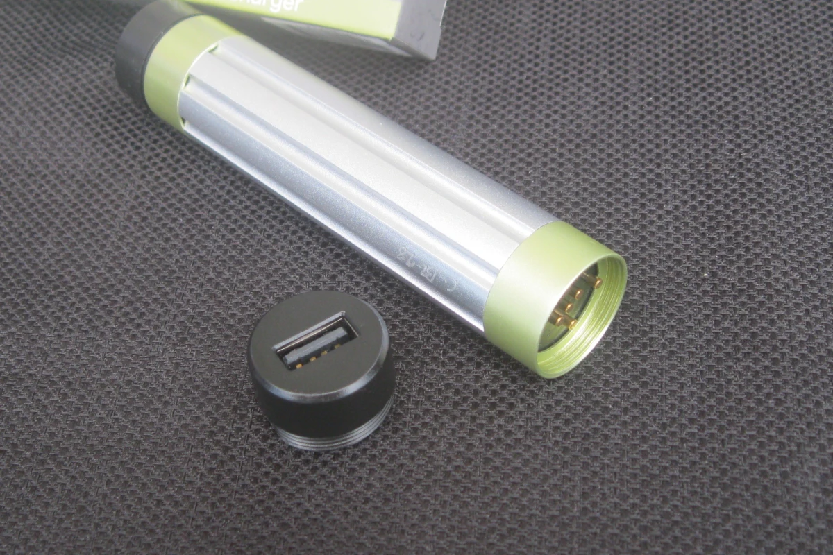 The Switch 8's screw-on tips allow for multiple charger styles and accessories