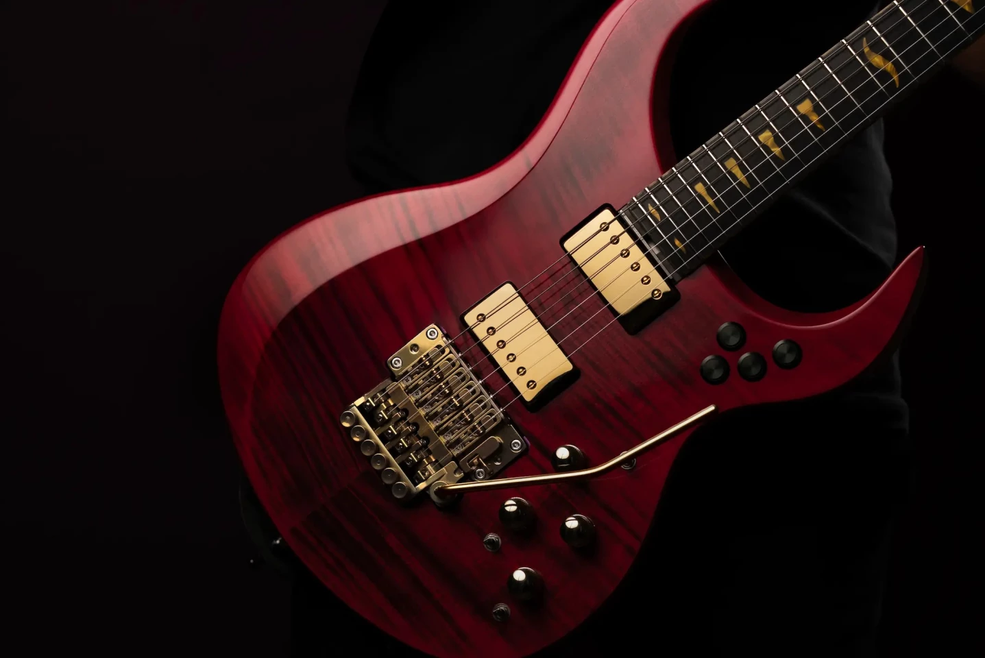 Shark is aiming for the high-end electric guitar segment with its modular electronics-laden offerings, starting at about $4,000