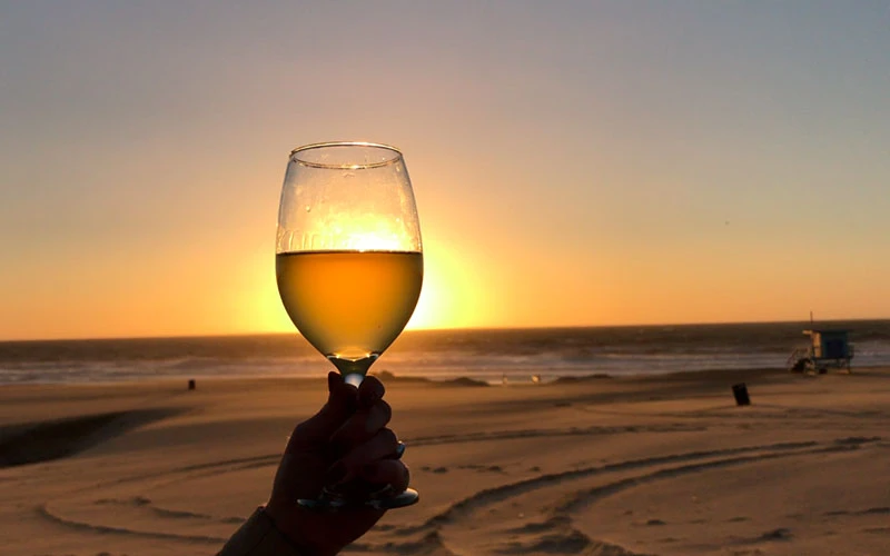 The final product – hangover free, weed wine