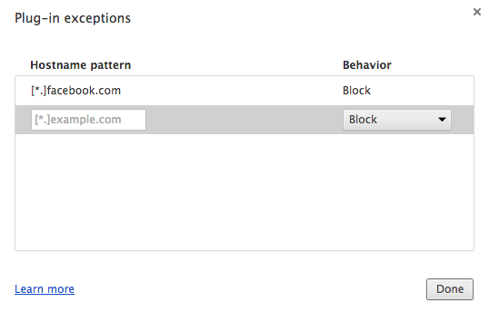 Select block from the dropdown box