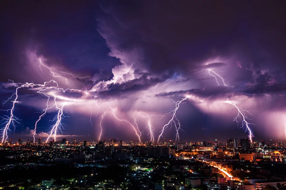 A new study suggests low-level electromagnetic fields from lightning strikes may protect living cells