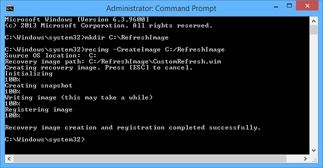 Execute these commands in the command prompt