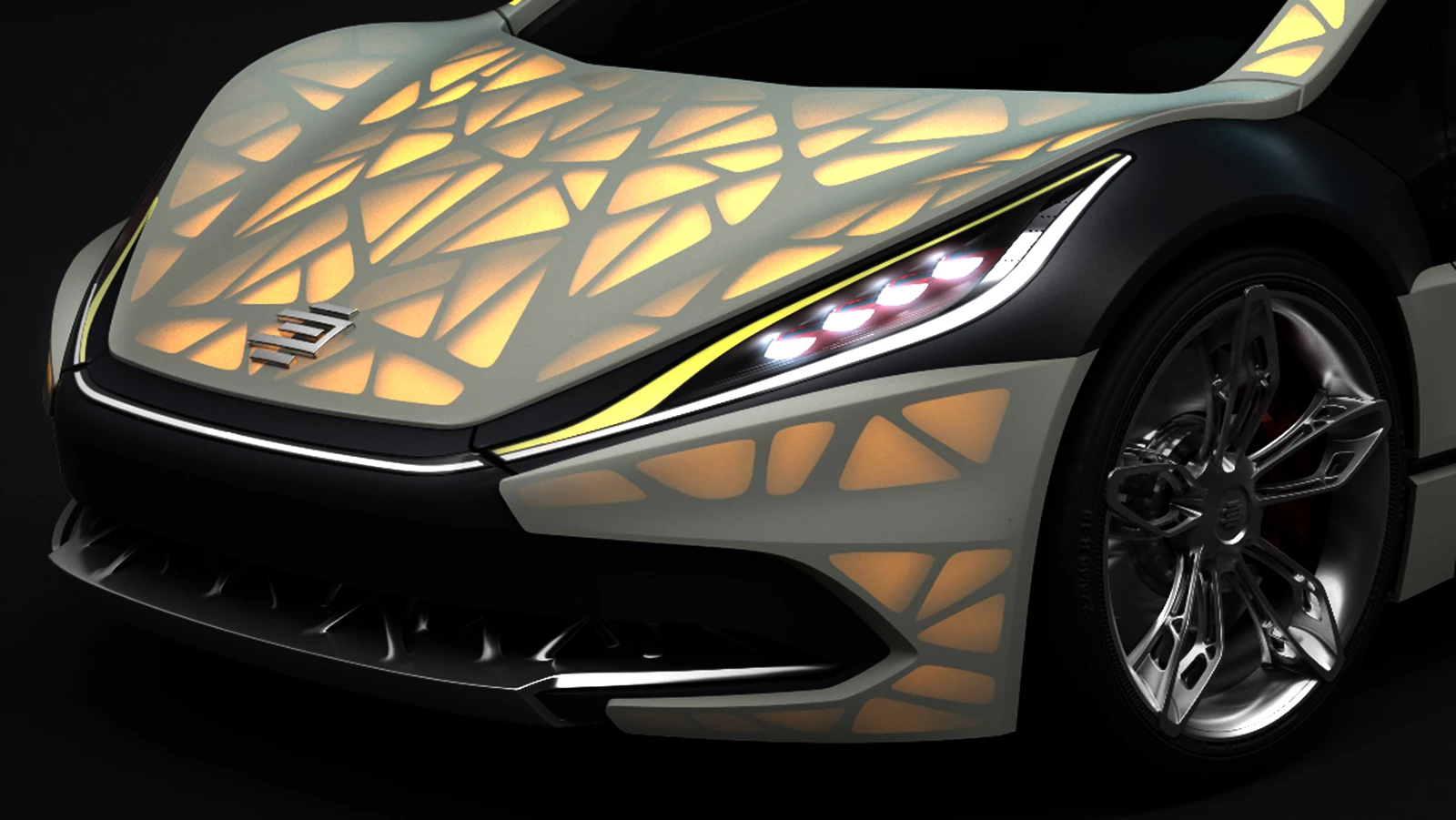 The Light Cocoon also opens an entirely new realm in automotive aesthetics with the backlight technology illuminating the underlying organic skeleton-like structure. In a world that quite literally has more than a billion same-same automobiles, the "EDAG Light Cocoon" might inspire some interesting creations in the not-so-distant future.