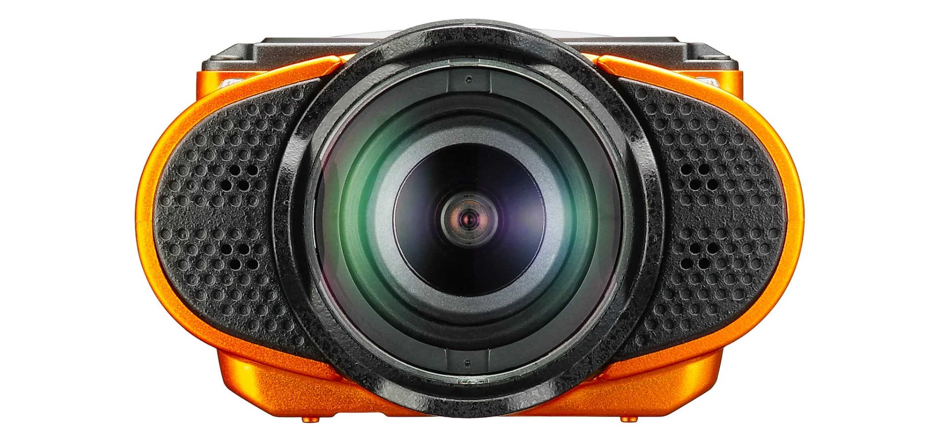 The ultra wide angle lens on the Ricoh WG-M2 can give a 204-degree angle of view