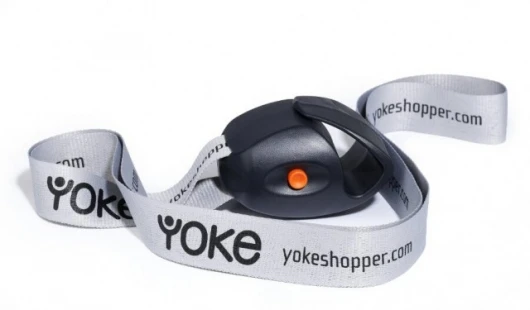 The Yoke Shopper with strap extended