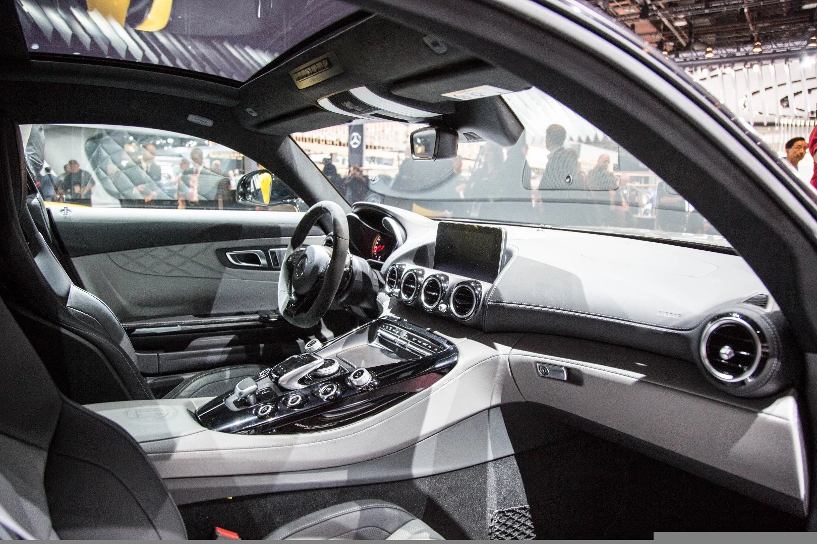The AMG GT C Edition 50 has all of the same equipment as the standard GT C, but with two exclusive paint finishes as well as exclusive interior colors and trim