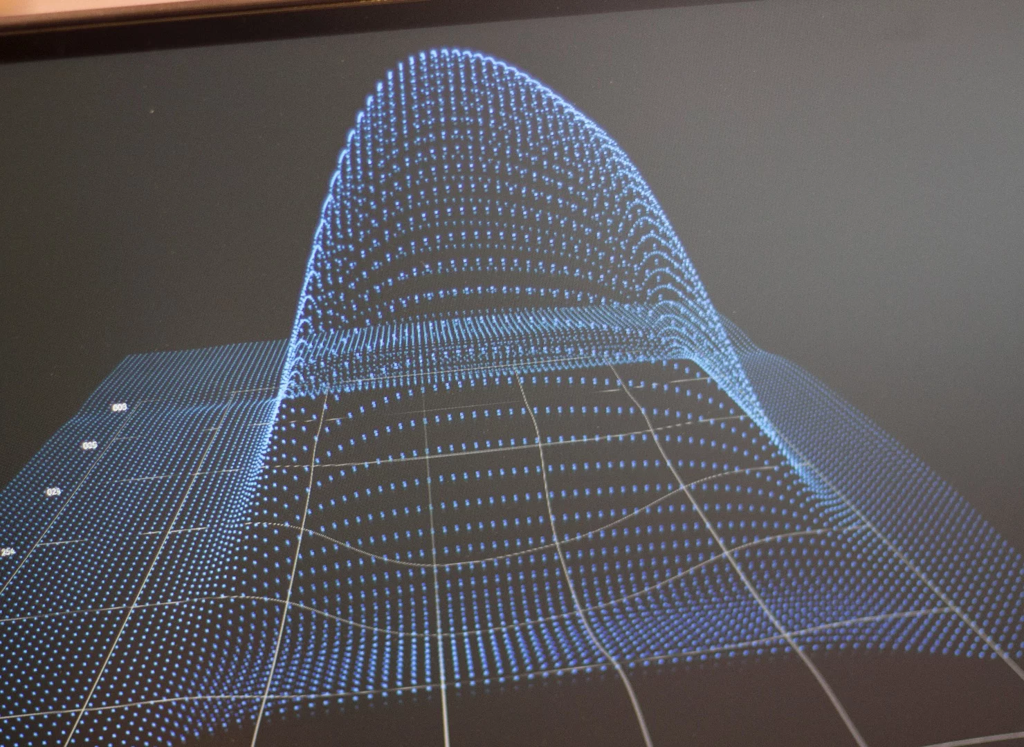 Live pressure feedback showed that the yarn's touch-sensitivity was quite good