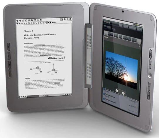 The enTourage eDGe eBook dualscreen reader