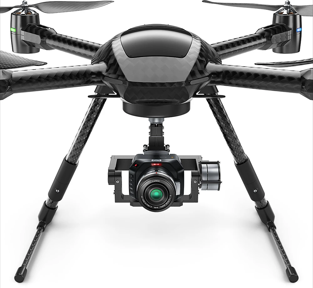 Blackmagic Micro Cinema Camera - light enough to fly on a compact quadcopter
