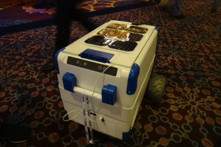 The Solar Cooler from Solar Cool Technologies at CES 2014