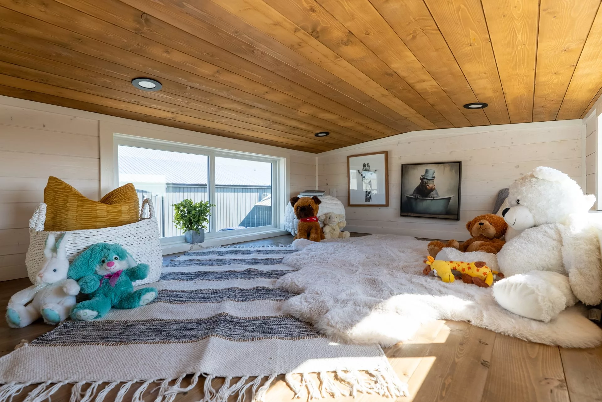 The Gambier's secondary bedroom is described as a flex room by Rover Tiny Homes and could also be used for storage or as a media room