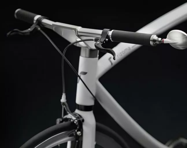 Front and rear sidepull brakes are optional