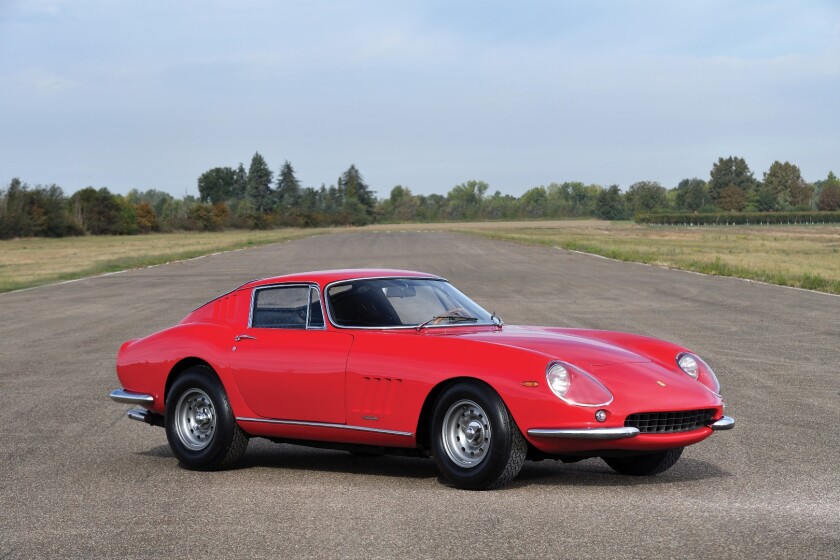 Luigi Compiano's collection includes the whole gamut of very expensive and desirable four wheelers, with more than a dozen Ferraris, the most valuable of which is expected to be a matching-numbers 1966 Ferrari 275 GTB/6C Alloy.The car is the first of seven long-nose, six-carburetor, alloy body, torque tube 275 GTBs built and will be one of the prizes of the auction.