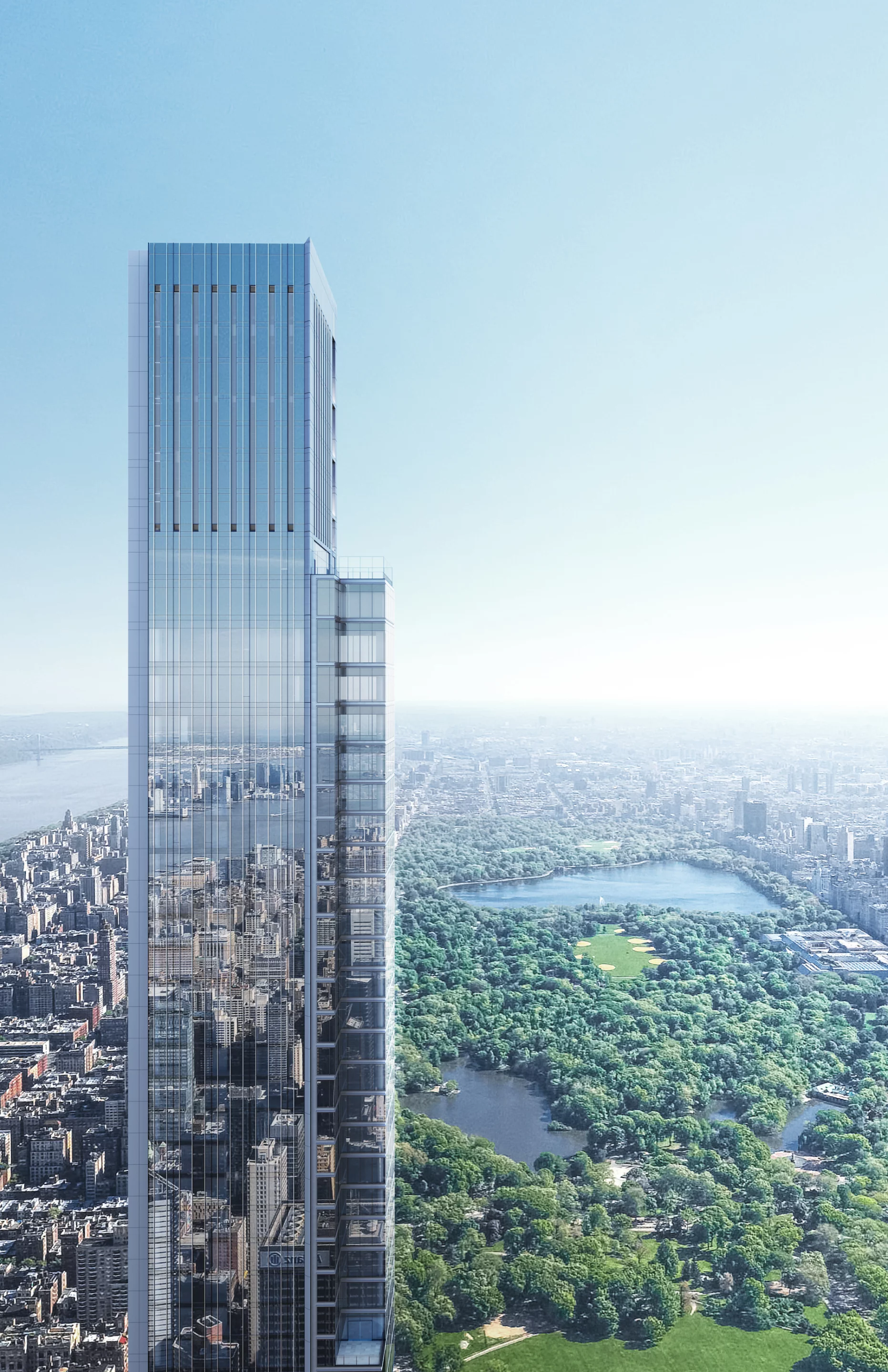 Central Park Tower's unusual design is meant to mitigate wind loads