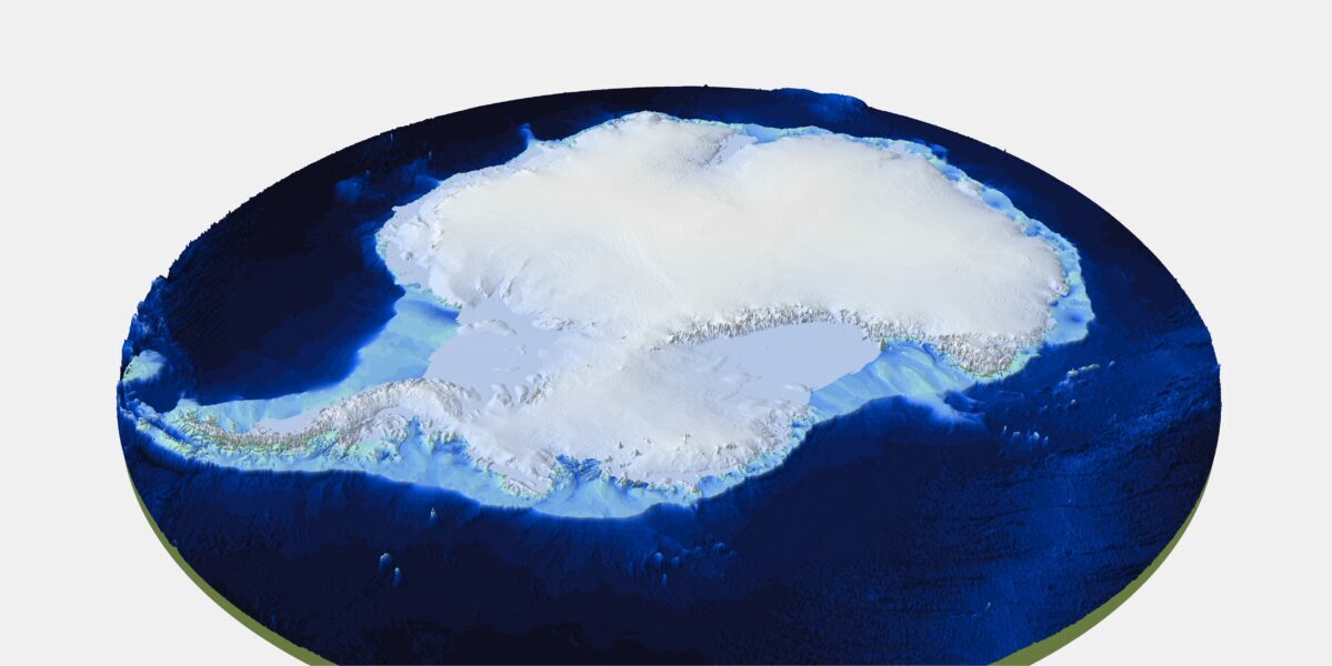 The Antarctic holds 70% of the world's fresh water
