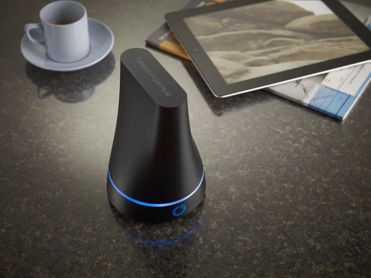 The Transporter device itself contains a standard hard drive – it’s available with either a 1TB or 2TB drive included, or without one if you have a drive of your own that you wish to use