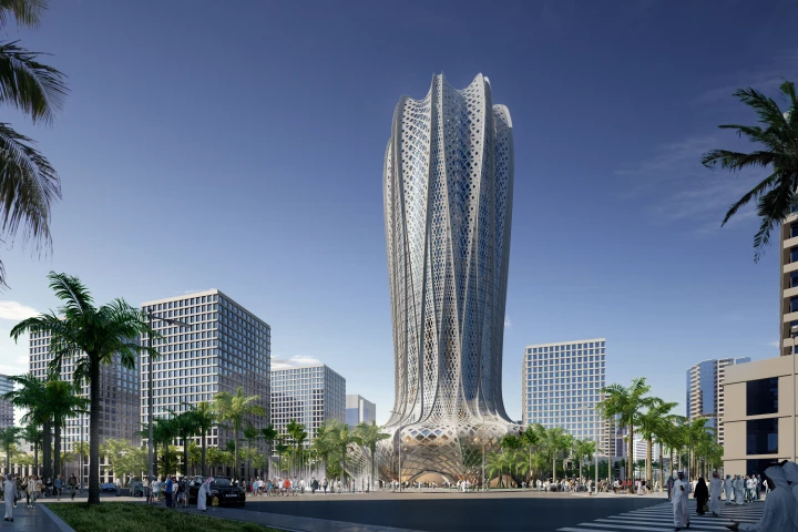 The skyscraper will rise to a height of 38 stories