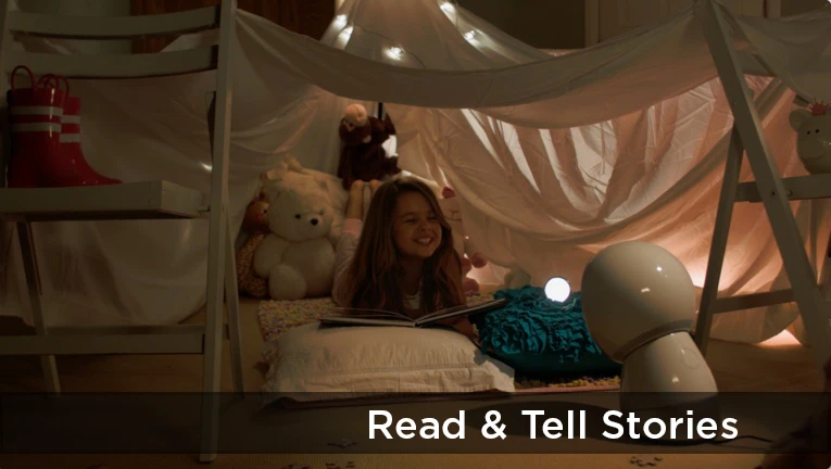 Jibo device has also been designed to act as a storyteller
