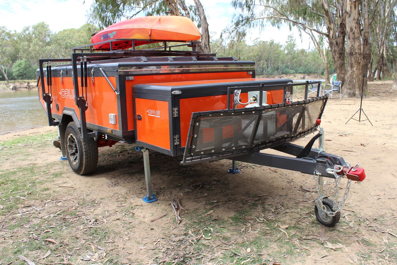 Opus Outback offroad camper takes inflatable comfort farther afield