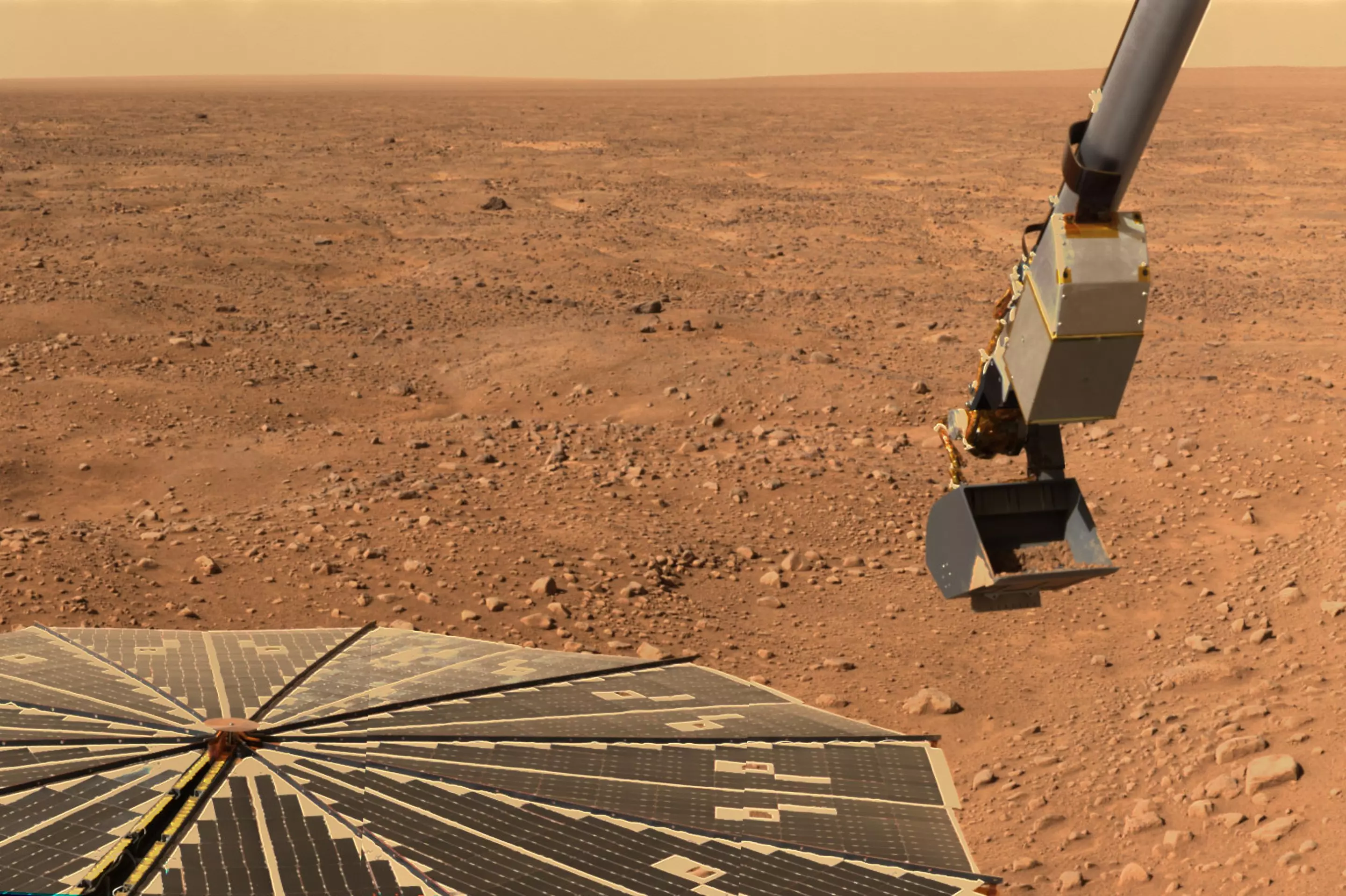 Mars as seen from the Phoenix lander