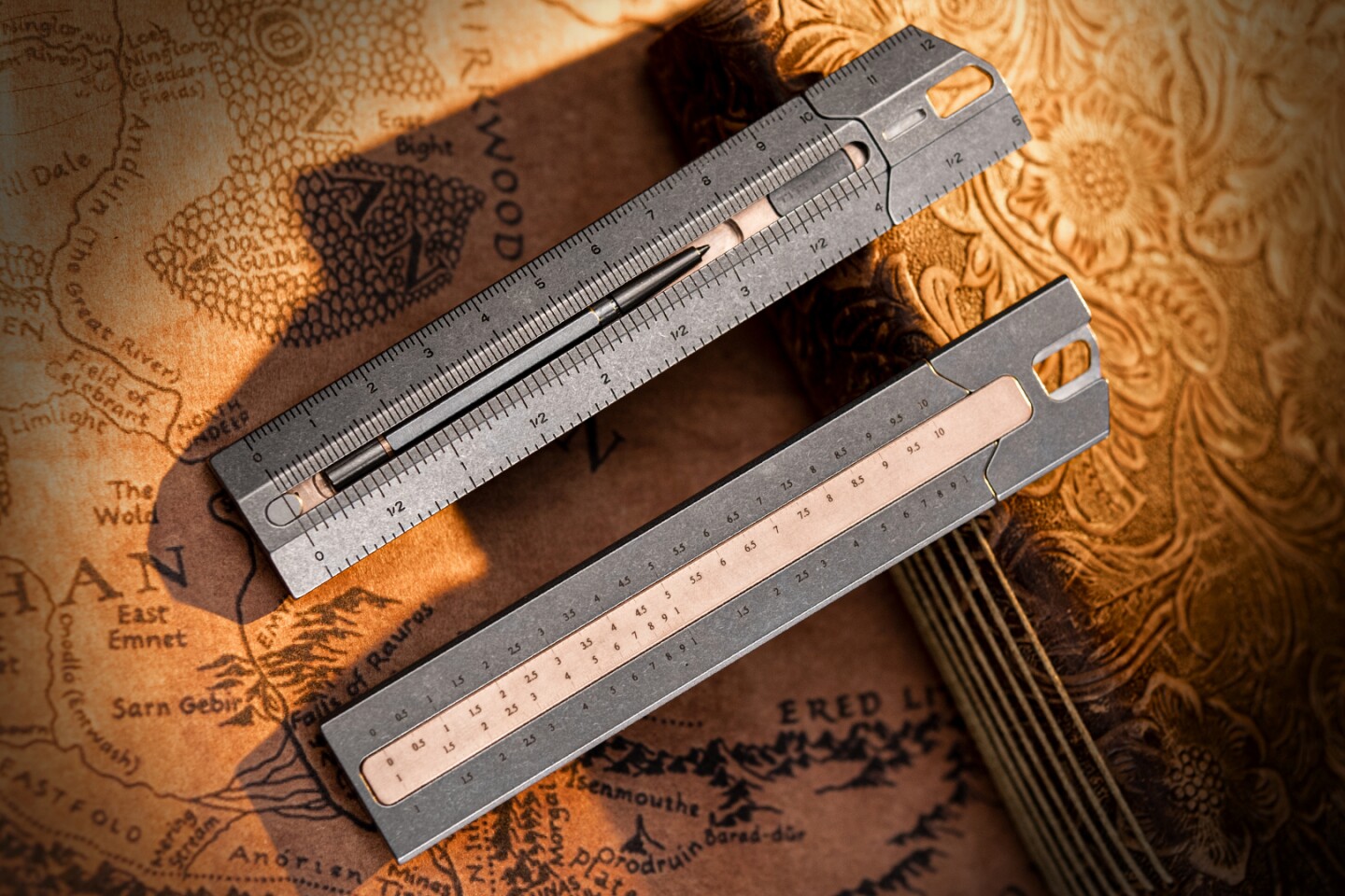Besides having both metric and imperial markings on the front, the 94-gram (3-oz) Mix 3.0 also has a slide rule on the back
