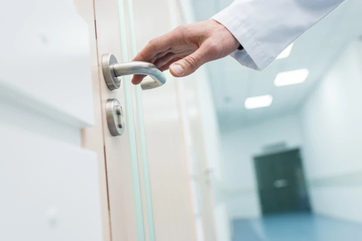The technology is aimed at use on items such as hospital door handles