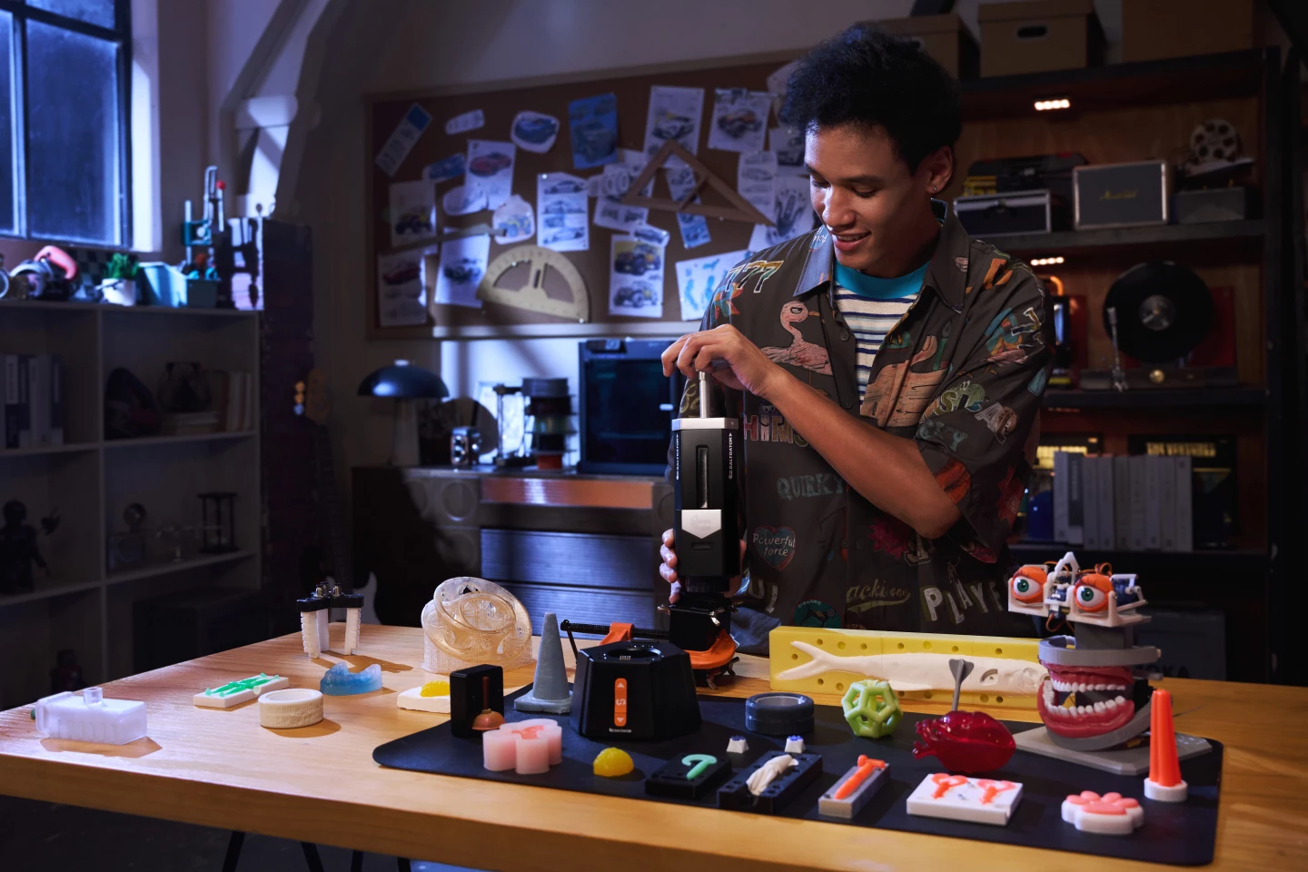 The Saltgator, along with some of its jiggly creations