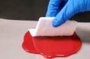 A novel gel sheet has the capacity to soak up three times the liquid of your regular paper towel