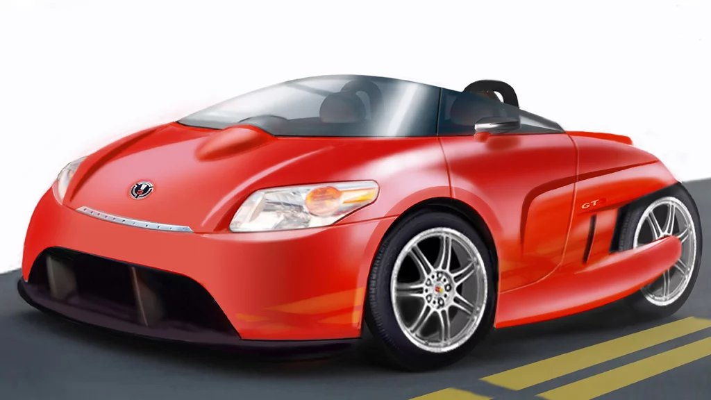 The GT3 three-wheeled electric vehicle from T3 Motion