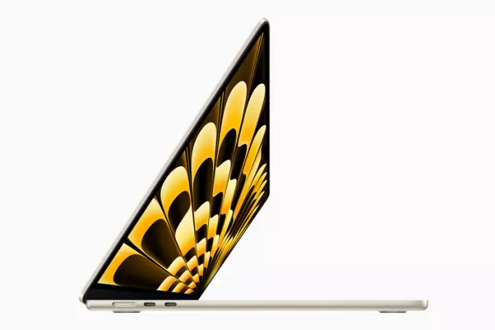 The 15-inch MacBook Air is just 11.5 mm thick, and offers up to 18 hours of battery life