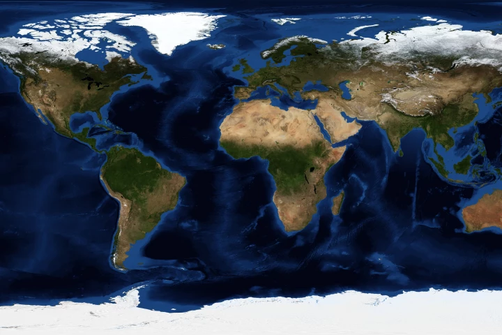 New research suggests that it takes just 10 years for CO2 emissions to have maximum effect (Image: NASA)