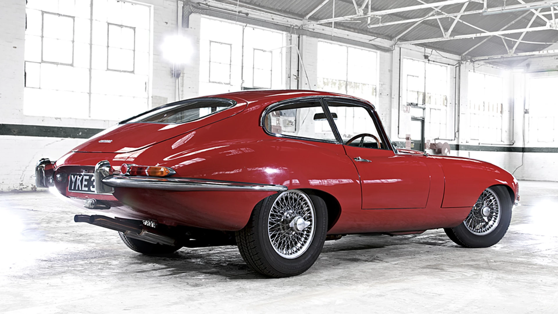 The iconic E-type Jaguar