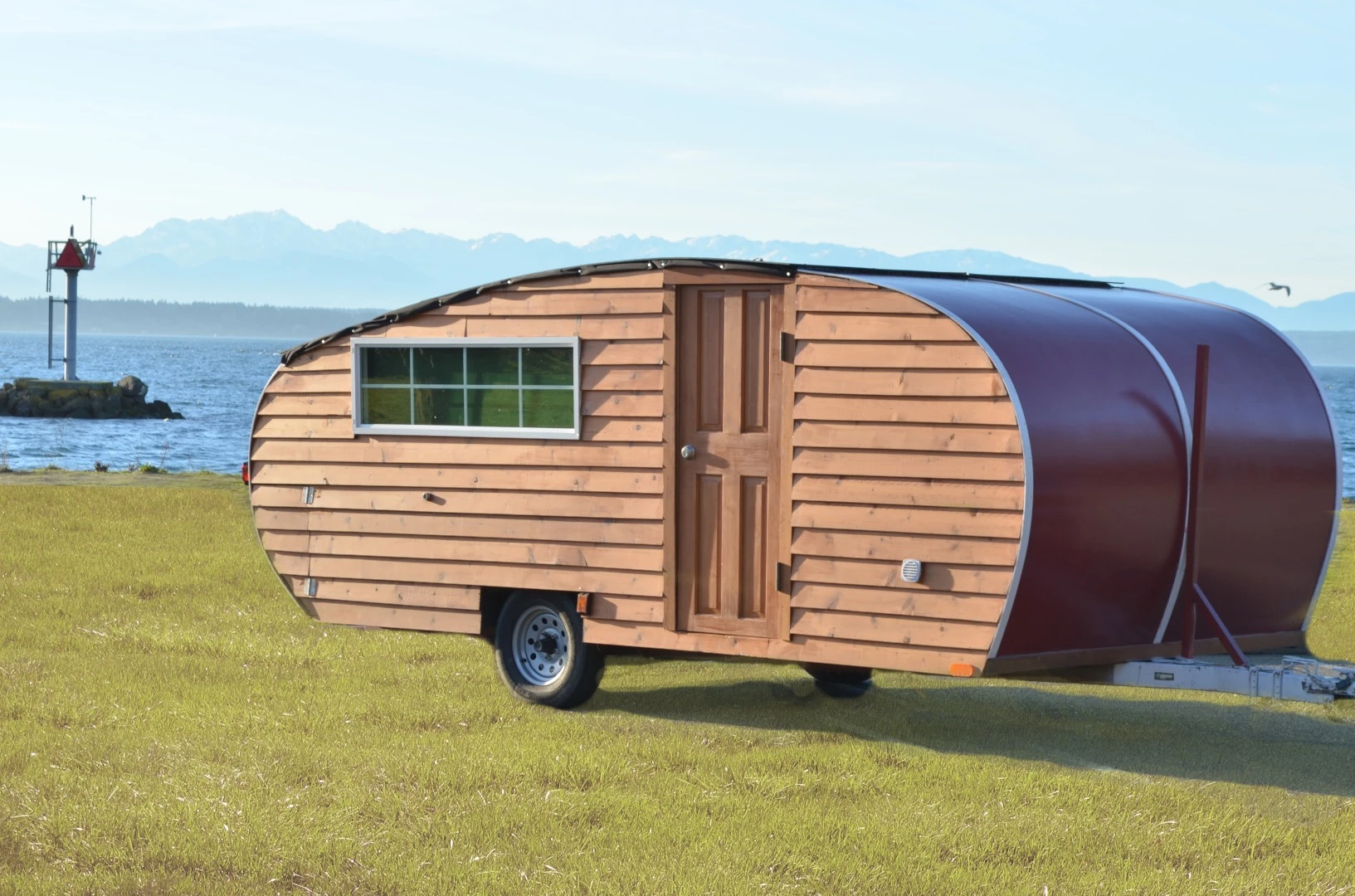 Those looking for a charming teardrop trailer that sleeps four could do worse than Homegrown Trailers' debut product