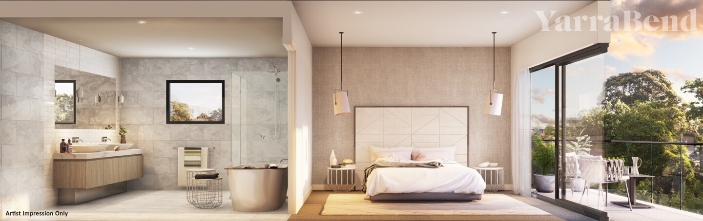 The homes feature the likes of oak floorboards, woolen carpets, stone benchtops and custom designed fixtures and fittings