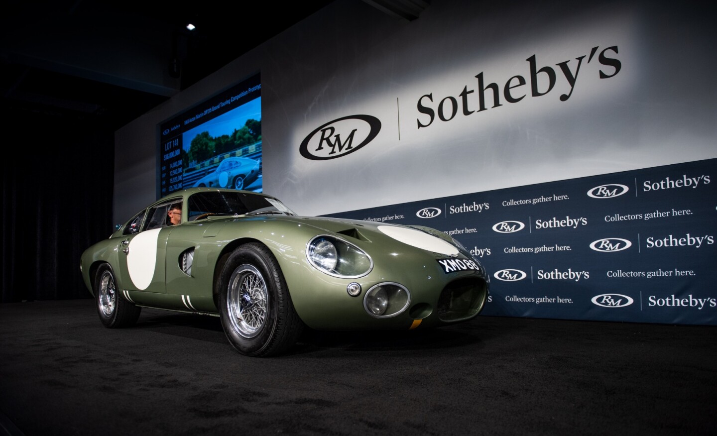 2018 Monterey Car Week Auction Report | 1963 Aston Martin DP215 Grand Touring Competition Prototype | Sold for $21,455,000 | Estimate: from $18,000,000 to $22,000,000| Auction: RM-Sothebys | Lot 141 | Official Description
