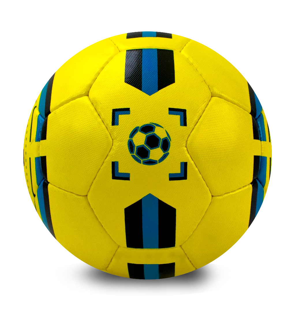 The DribbleUp ball itself is claimed to be of "match quality," with a textured synthetic leather skin and a butyl rubber bladder