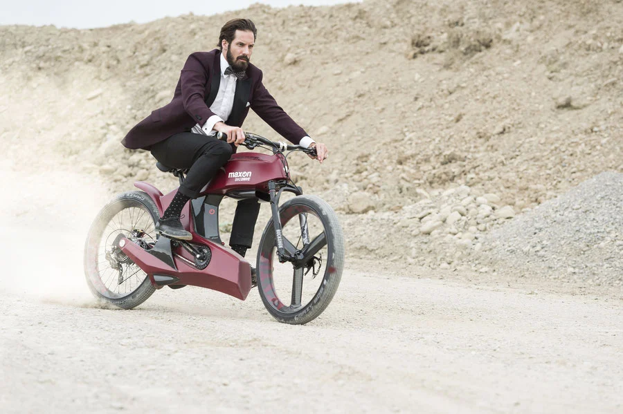 Dressed for success on a Düsenspeed e-bike