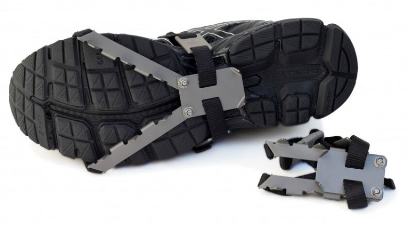 Weighing less than 5 oz a pair, Vargo's titanium cleats pack small