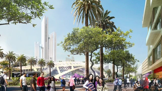 Some kind of renewable energy farm is also slated for the project (Image: The Capital Cairo)