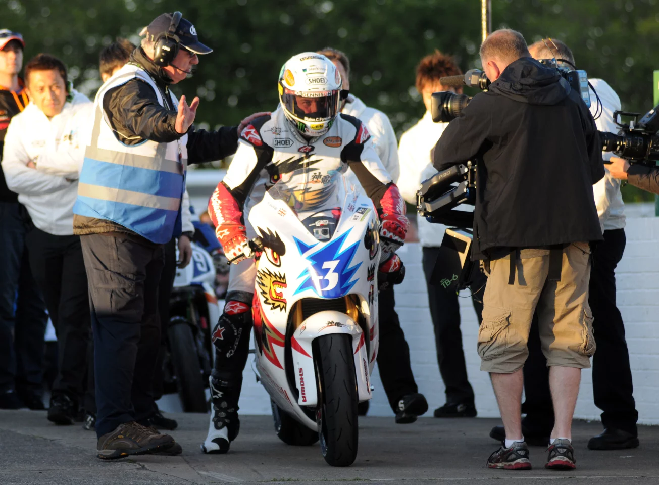 McGuinness in practice on the 2013 Mugen