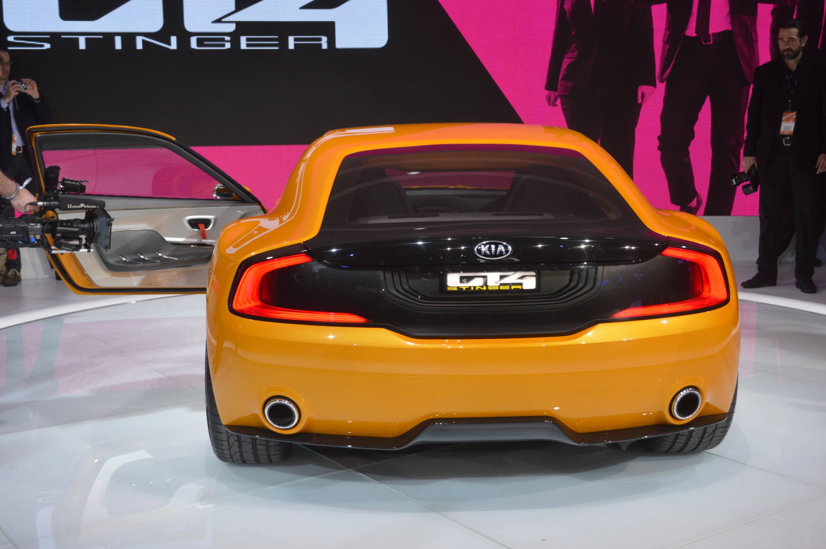 Rear view of the GT4 Stinger