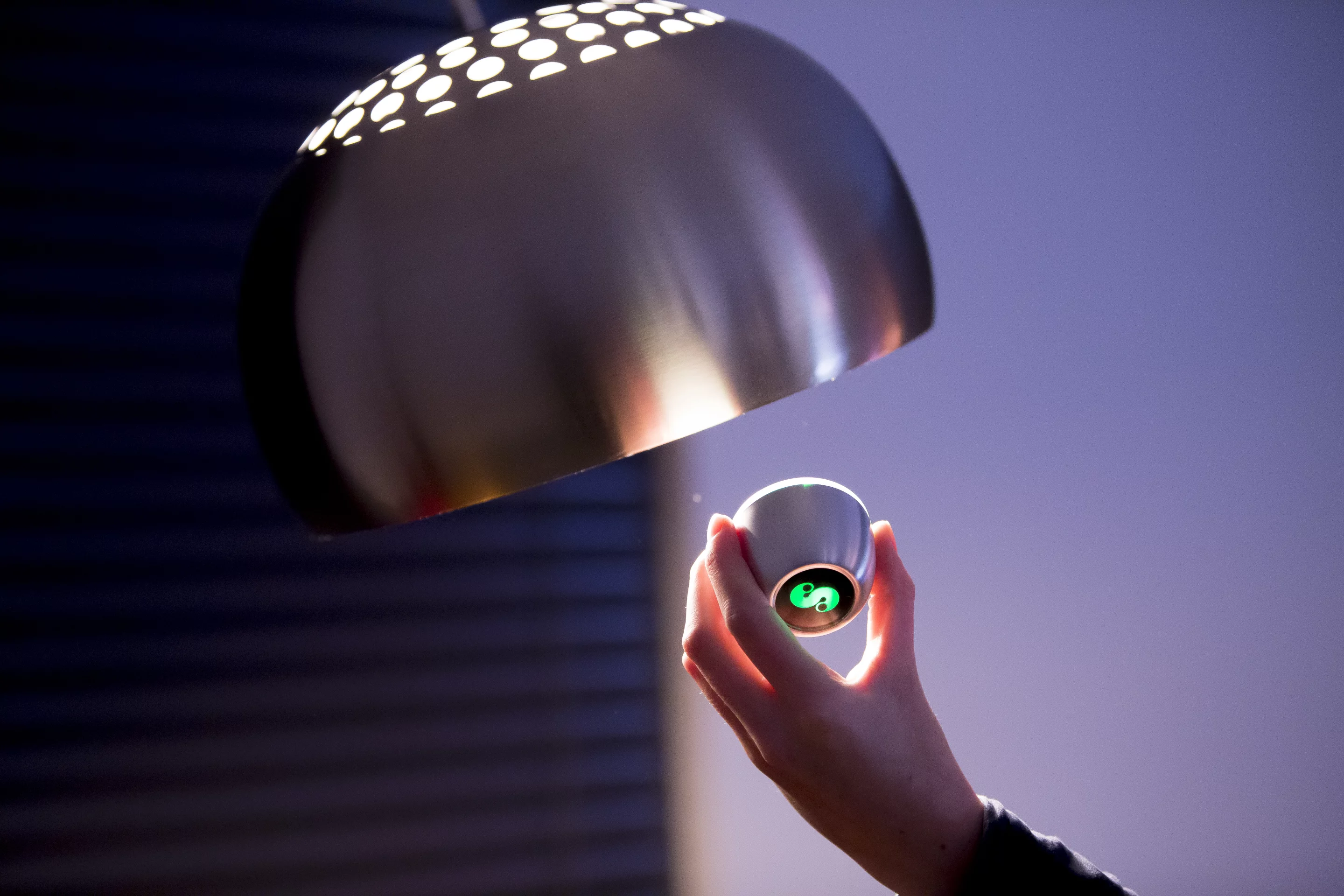 With its Bluetooth and Wi-Fi connectivity, the Spin Remote can control various smart devices, such as IoT thermostats, Sonos speakers, and Philips Hue products