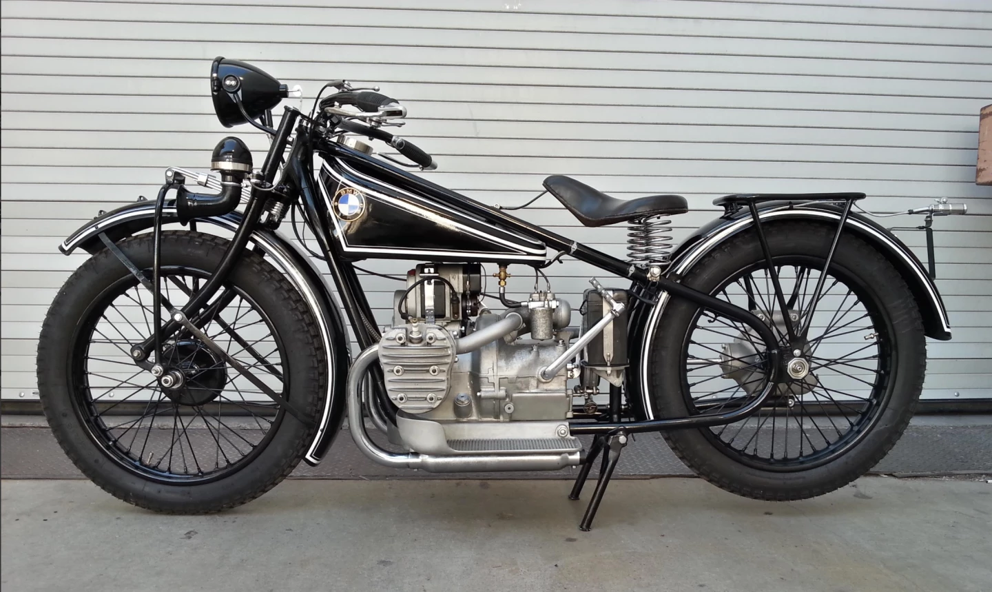 Restored in Germany by a BMW technician, this 1928 BMW R42 sold for $92,000 at Bonham's 2014 Las Vegas sale.