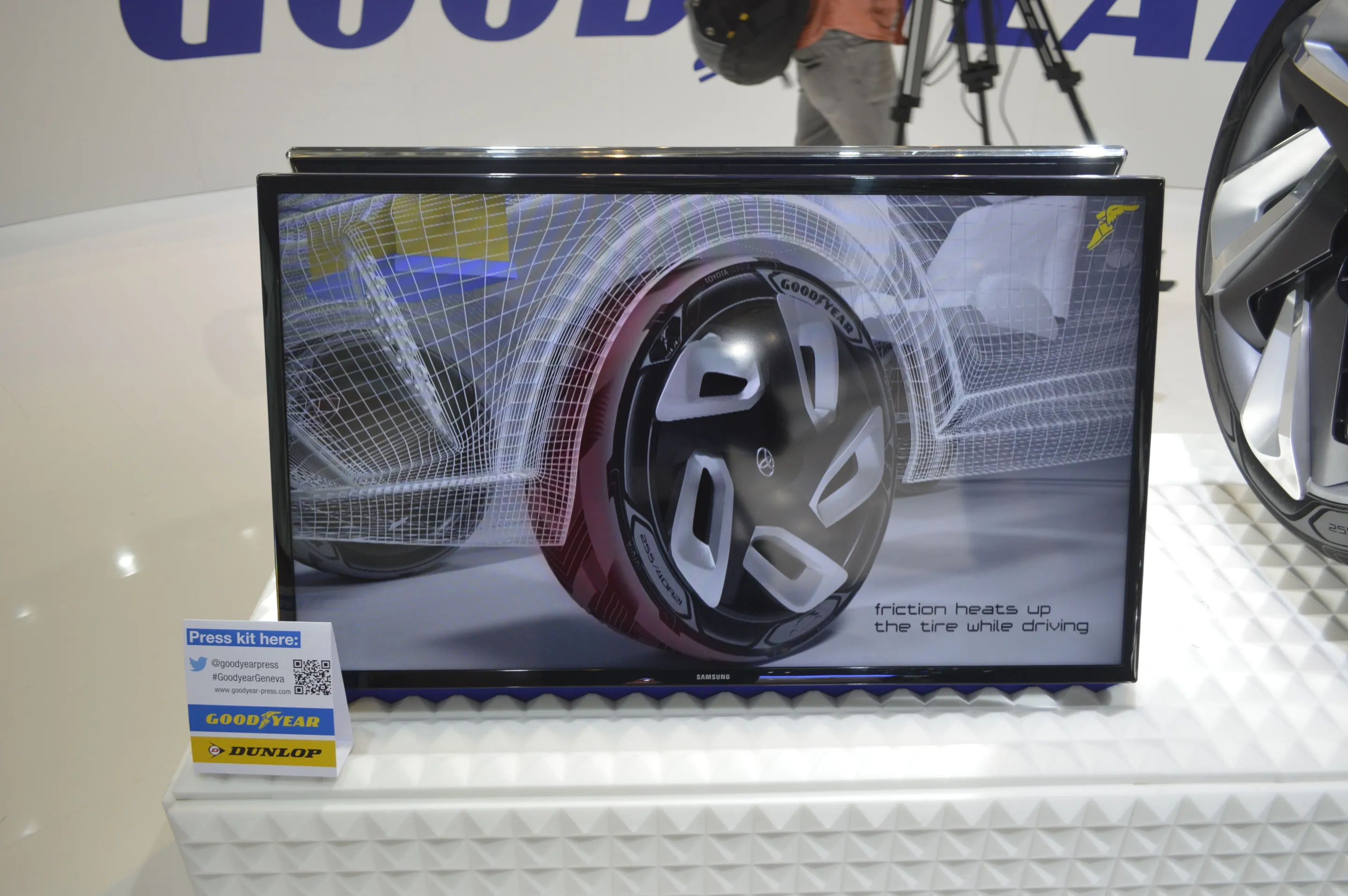 The BHO3 generates electricity from tire heat due to friction (Photo: C.C. Weiss/Gizmag.com)