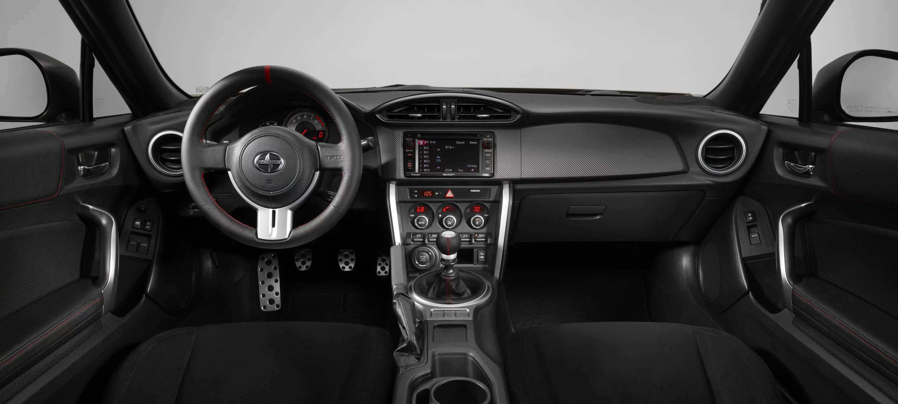 Inside, the Release Series 1.0 has a TRD steering wheel and shift knob