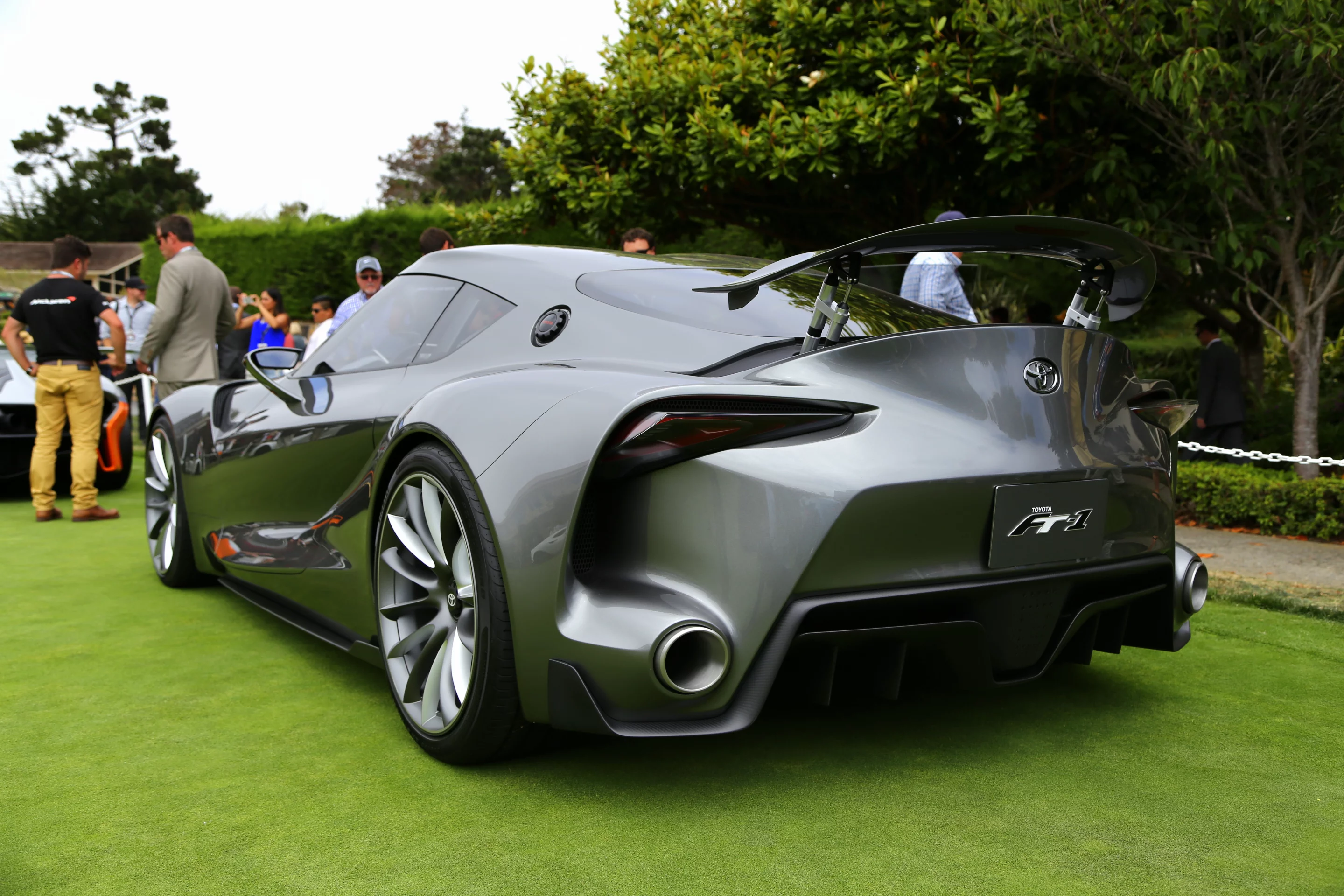 The Toyota FT-1 incorporates a variety of extreme design elements and performance inspired aerodynamic functionality (Photo: Angus MacKenzie/Gizmag.com)